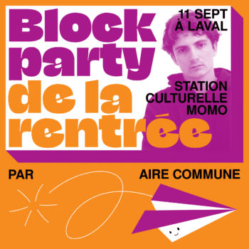 BLOCK PARTY DE LA RENTRÉE PAR AIRE COMMUNE